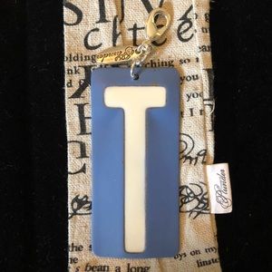 Plunder Design Letter “T” Pendant